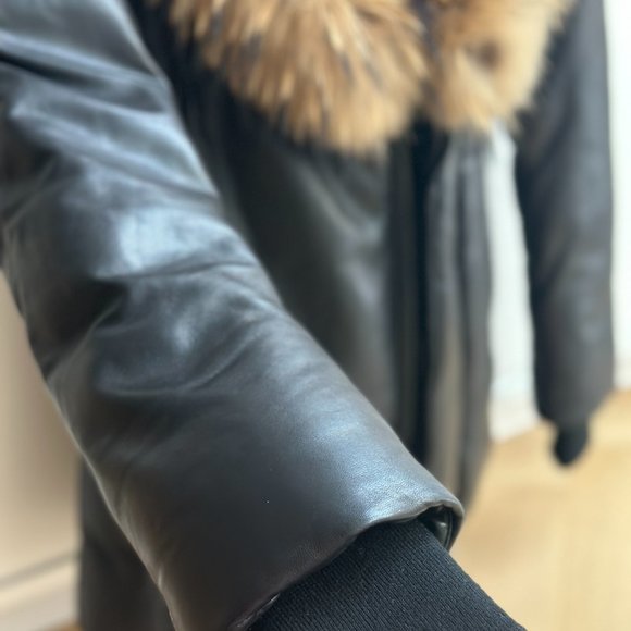 MACKAGE jacket with fur collar - almost brand new! - Picture 3 of 7